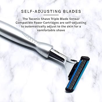 Amazon.co.jp: Taconic Shave 重みのある クローム ジレット